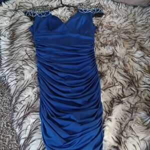 ŹAHARAS Adorned rouched dress